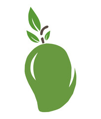 Retro, Mango  vector Craft Design. T-shirt Design. Illustration