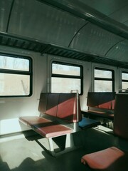 interior of a train