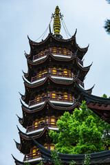 Ancient Jiming Temple, Xuanwu District, Nanjing City-Landmark Building and Tower