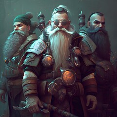 celestial dwarves who serve as mercenaries 