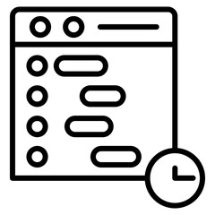 Gantt Chart Icon