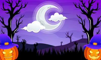 Halloween Pumpkin Background