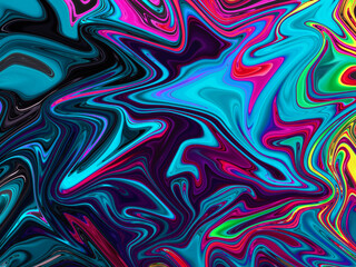 Various colored flowing marble backgrounds Abstract designs with colorful textures, designs or as wallpaper.