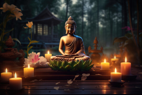 Vesak celebration background