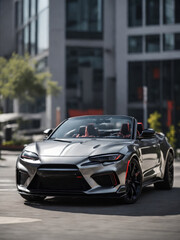 car on the street city