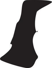 black and white shark illustration