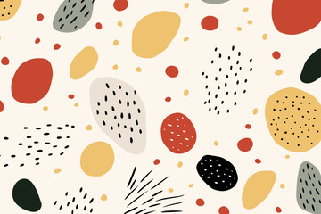 Christmas winter seamless pattern, abstract style. Good for fashion fabrics, children’s clothing, T-shirts, postcards, email header, wallpaper, banner, posters, events, covers, advertising, and more.