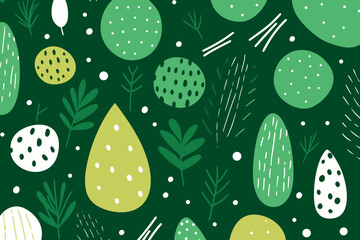 Christmas winter seamless pattern, abstract style. Good for fashion fabrics, children’s clothing, T-shirts, postcards, email header, wallpaper, banner, posters, events, covers, advertising, and more.