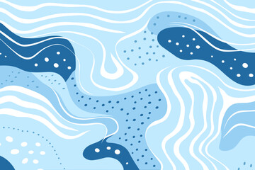 Christmas winter seamless pattern, abstract style. Good for fashion fabrics, children’s clothing, T-shirts, postcards, email header, wallpaper, banner, posters, events, covers, advertising, and more.