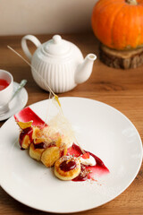 glintwein autumn menu grok pasta pumpkin halloween pizza croissant soup drink tea cheescakes meats