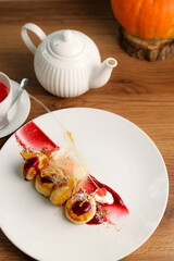glintwein autumn menu grok pasta pumpkin halloween pizza croissant soup drink tea cheescakes meats