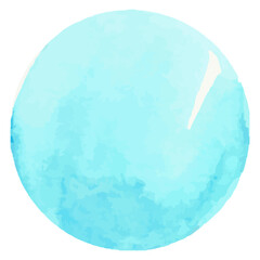 Watercolor shapes dots. Watercolors blobs. Colorful watercolor hand painted circles. Round stains