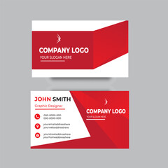 Naklejka na ściany i meble Gradient modern professional business card template design