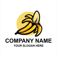 banana logo vector