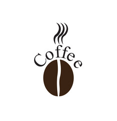 Coffee logo isolated on white background. Coffee icon.