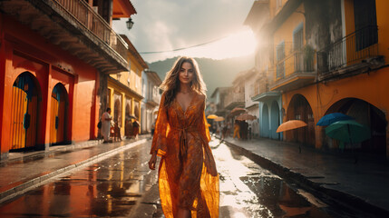 Guatemala Travel Woman Outdoors