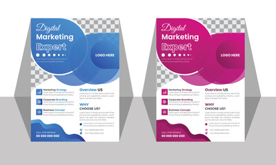 Creative business flyer.
modern digital marketing agency flyer template
Vector corporate business agency flyer
 template ,Vector corporate business flyer.