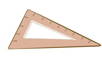 ruler isolated on white background