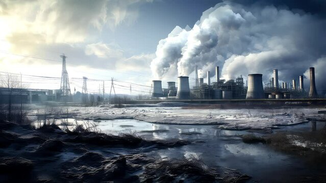 power plant,enviornment polution,air polution,water polution