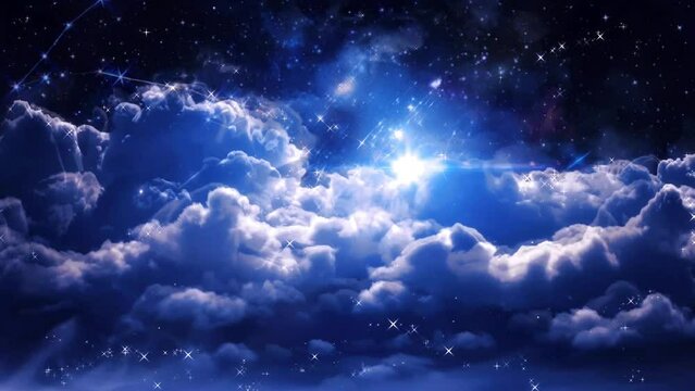 dreamy cloudscape, fantasy cloudscape