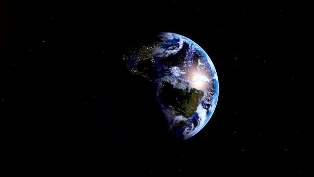 Earth in space