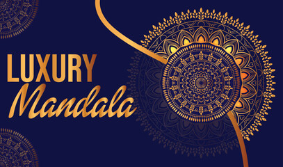 Luxury mandala background with golden arabesque pattern arabic islamic east style. decorative mandala for print, poster, cover, brochure, flyer, banner. 