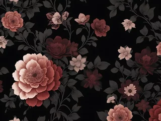 Foto op Plexiglas Beautiful Floral Patterned background  © Sherina