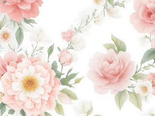 Beautiful Floral Patterned background  - obrazy, fototapety, plakaty