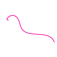 Pink Thread Line Vector 