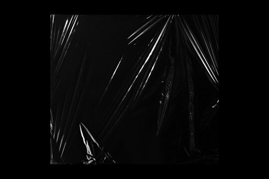 plastick paper with background black