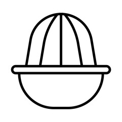 lemon squeezer icon in line