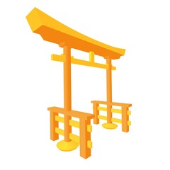 Torii sacred traditional gate Japan shintoism religion.