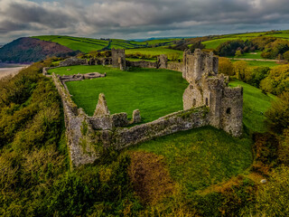 Llanstephan Castle, Wales, UK