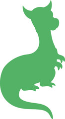  Dragon green for decoration and design.