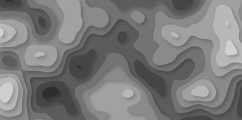 Abstract 3d Grey Papercut Background. Modern Papercut Layer Background for Decoration and Covering.