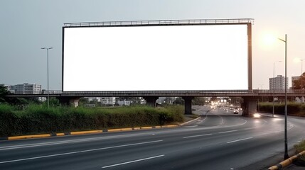 Advertising mock up blank billboard with copy space for your text content public information board billboard blank for outdoor advertising poster