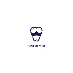 dental crown logo design