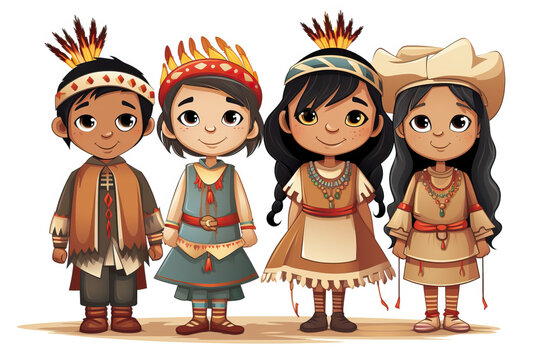  Illustrations of Native Americans