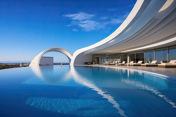 Pool at Modern Luxury Resort