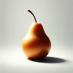 pear on a  white