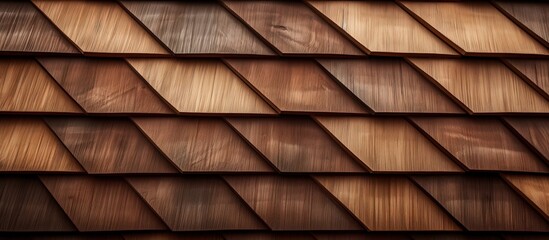 Abstract pattern and background on wooden roof