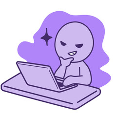 悪意を持ってパソコンを使う人