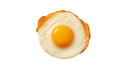Fried Egg. Isolated on Transparent background.