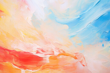 Abstract watercolor texture. strokes of oil paint on canvas. colorful, pastel background.