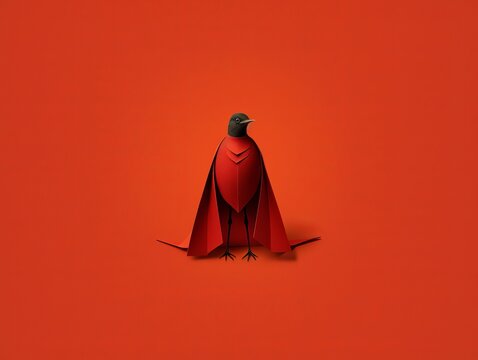 Weird bird artwork Generatieve ai