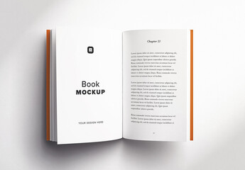 Open Book Mockup