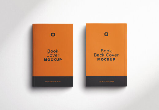 Books Mockup Front and Back Paperback