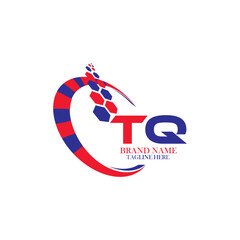 TQ letter logo. TQ simple and modern logo. Elegant and stylish TQ logo design for your company TQ letter logo vector design. backround with white