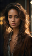 portrait of a handsome woman