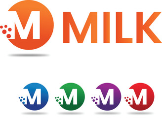 M font logo